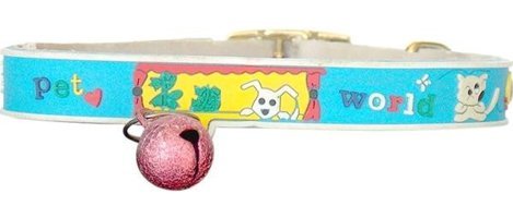 Percell Cat Collar Zilli Çok Renkli Gezdirme Boyun Kedi Tasması