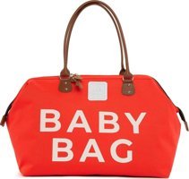 Bagmori Baby Bag Su Geçirmez Fermuarlı Paraşutsoft Bebek El Çantası Nar Çiçeği