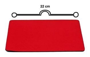Elba 220S 22x18 cm Small Mousepad Kırmızı
