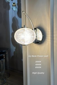 Modesco Metal LED Aplik Sarı-Beyaz