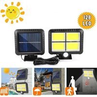 Solar Sensörlü LED Aplik Siyah