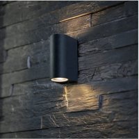 Garra 2'li Plastik LED Aplik Siyah