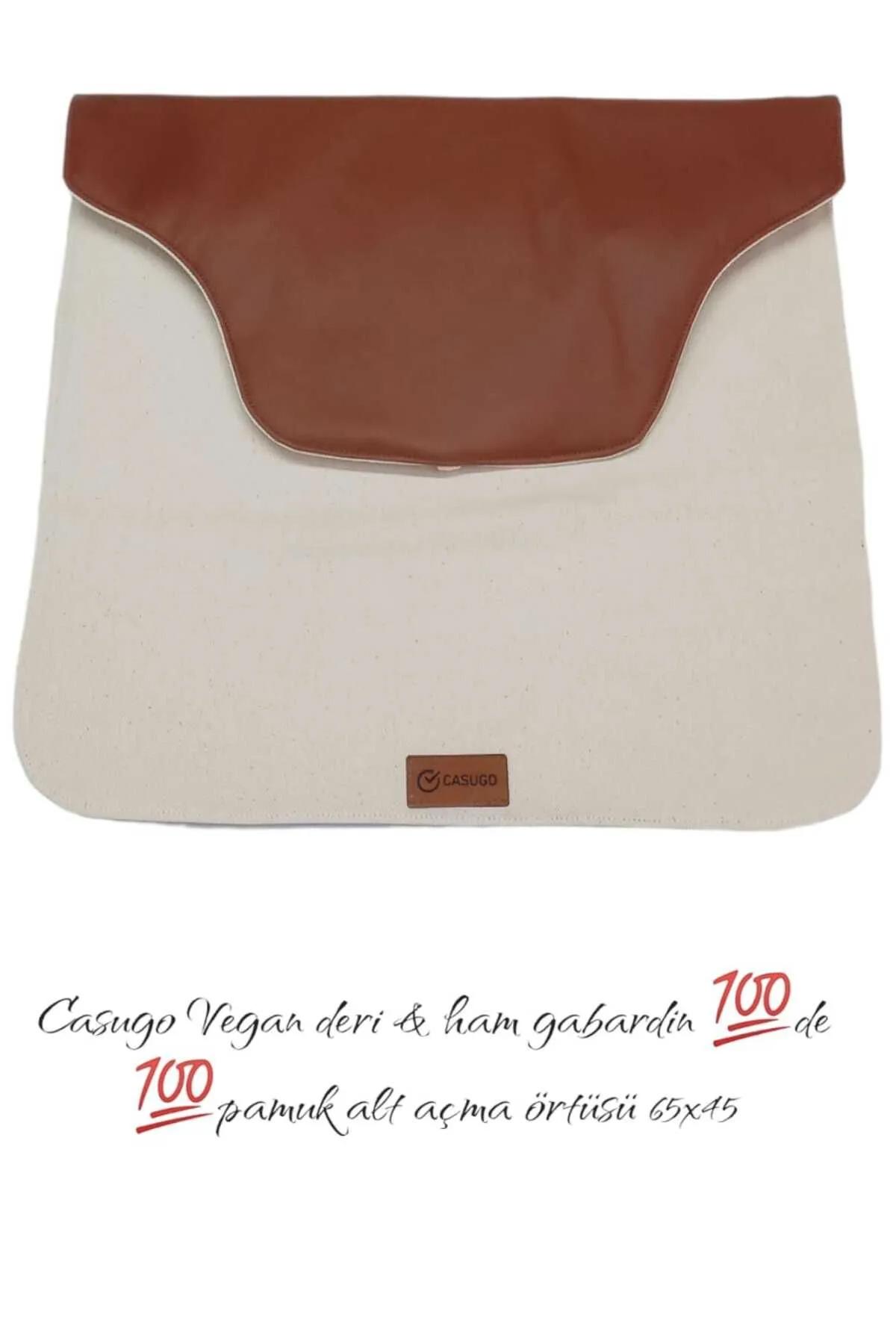 Casugo Vegan Deri Taba 50x70 cm Alt Açma Minderi