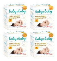 Baby&Baby Kaydırmaz Bantlı Tek Kullanımlık 60x60 cm 4x10 Adet Alt Açma Örtüsü