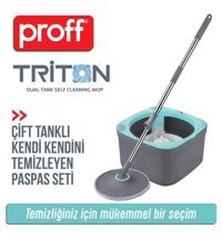 Proff Triton Tekli Set Gri