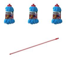 Temsan Tekli Set Kırmızı - Mavi