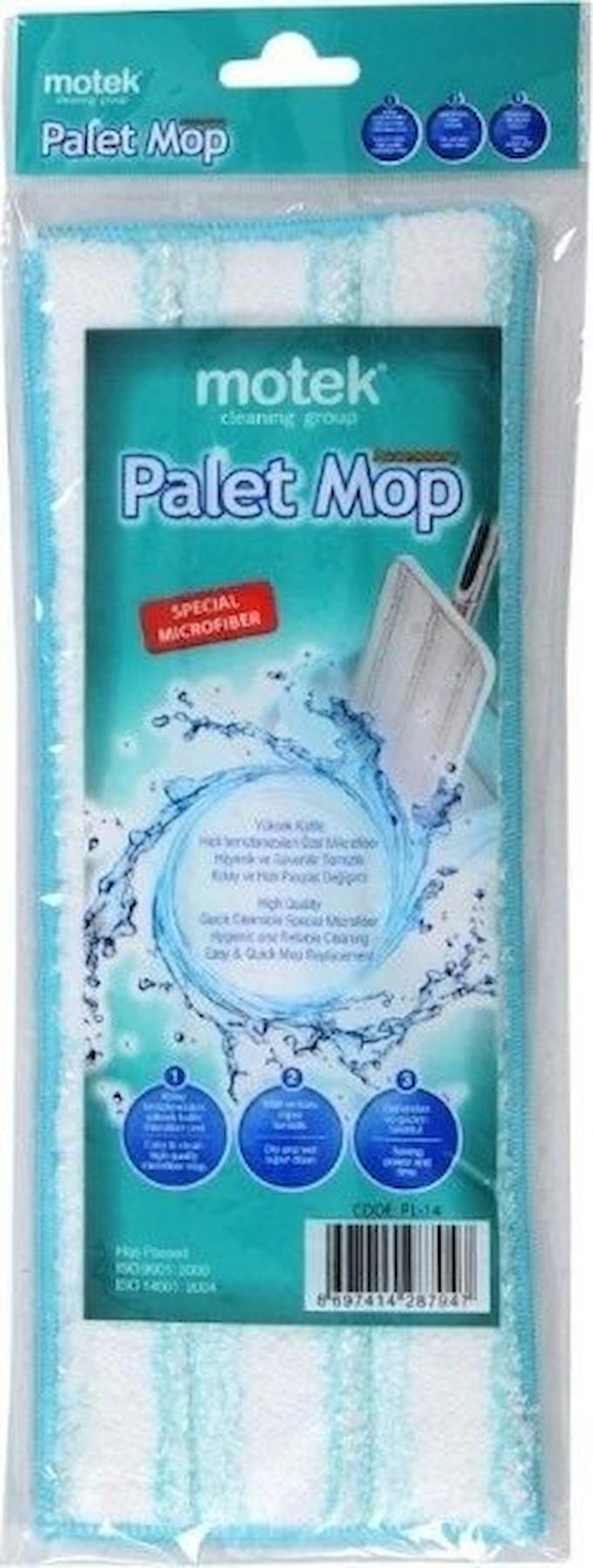 Motek Tekli Yedek Mop Yeşil