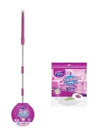 Parex Twister Tekli Yedek Mop Pembe