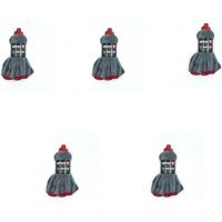 Silver Home 5'li Yedek Mop Gri