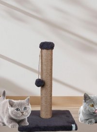 Nursoft Oyuncaklı Kedi Tırmalama Tahtası Antrasit