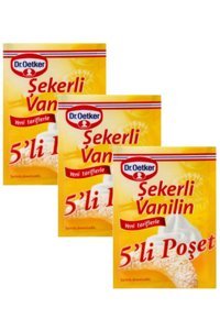 Dr. Oetker Şekerli Vanilya 3 Paket 5x5 gr