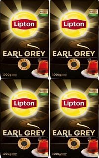 Lipton Earl Grey Organik Siyah Çay Dökme Çay 4 'lü 1 kg
