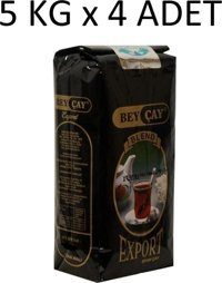 Bey Çay Export Organik Siyah Çay Dökme Çay 4 'lü 5 kg