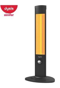 Simfer Dysis Htr-7405 2000 W Kule Tipi Infrared Isıtıcı Siyah