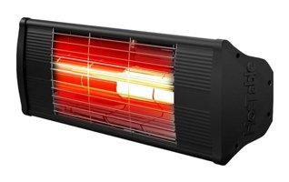 Hottable Supreme 2000 W Duvar Tipi Infrared Isıtıcı Siyah