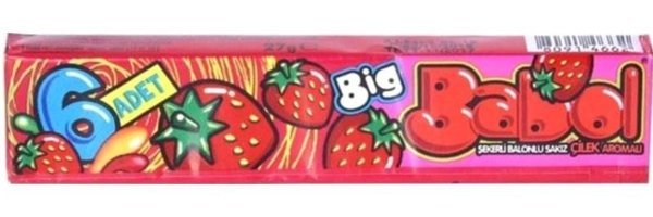 Big Babol Çilekli Sakız 6x18 Adet