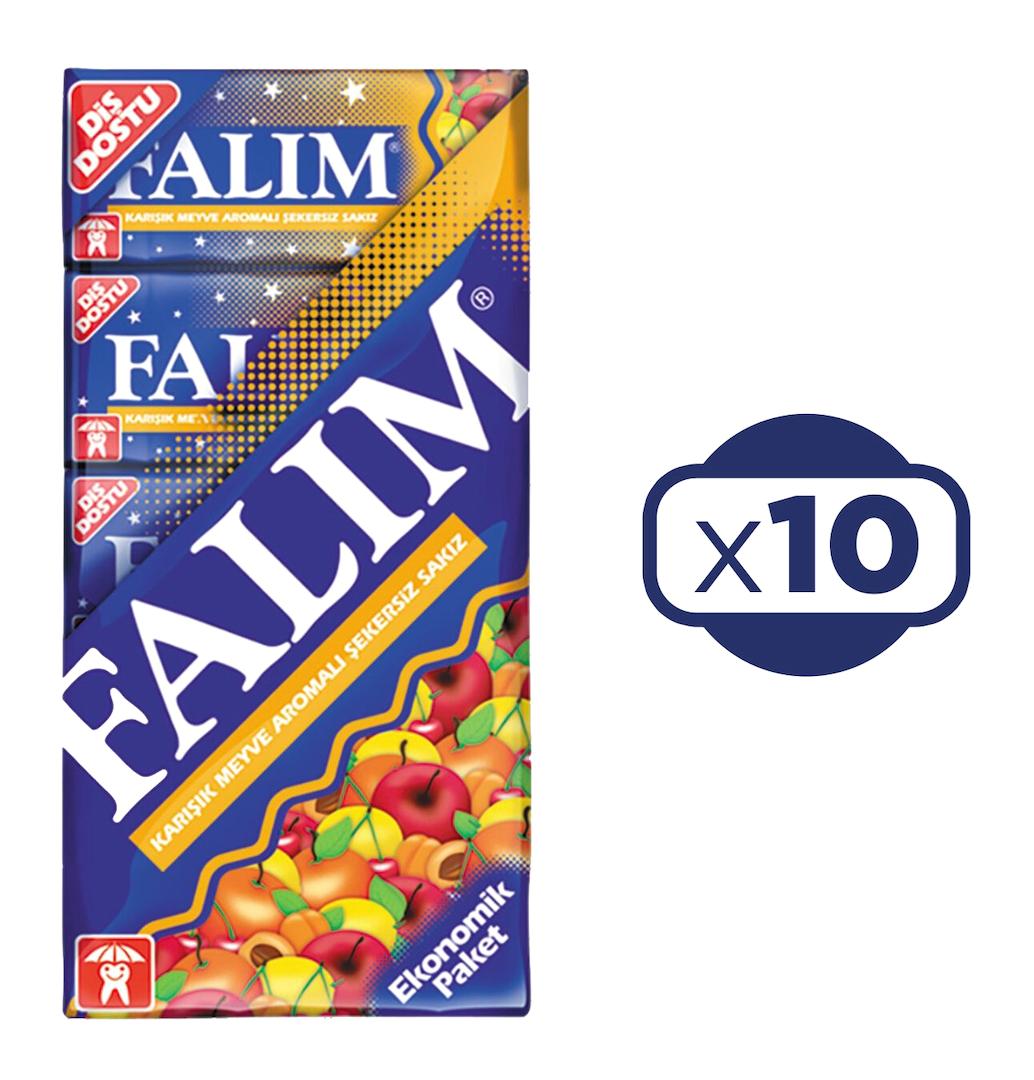 Falım Karışık Meyveli Sakız 5x10 Adet