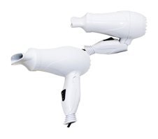 Cool Mate İyonlu Katlanabilir 800 W Mini Seyahat Saç Kurutma Makinesi Beyaz