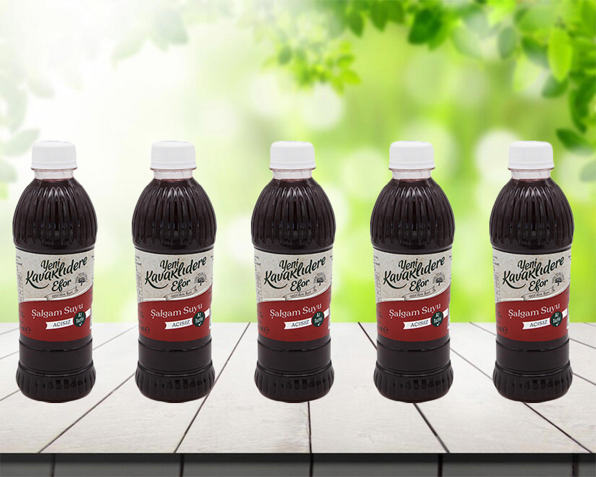 Yeni Kavaklıdere Organik Acısız Şalgam Suyu 5x300 ml