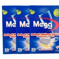 Meganet Tablet Bulaşık Makinesi Deterjanı 60 Adet