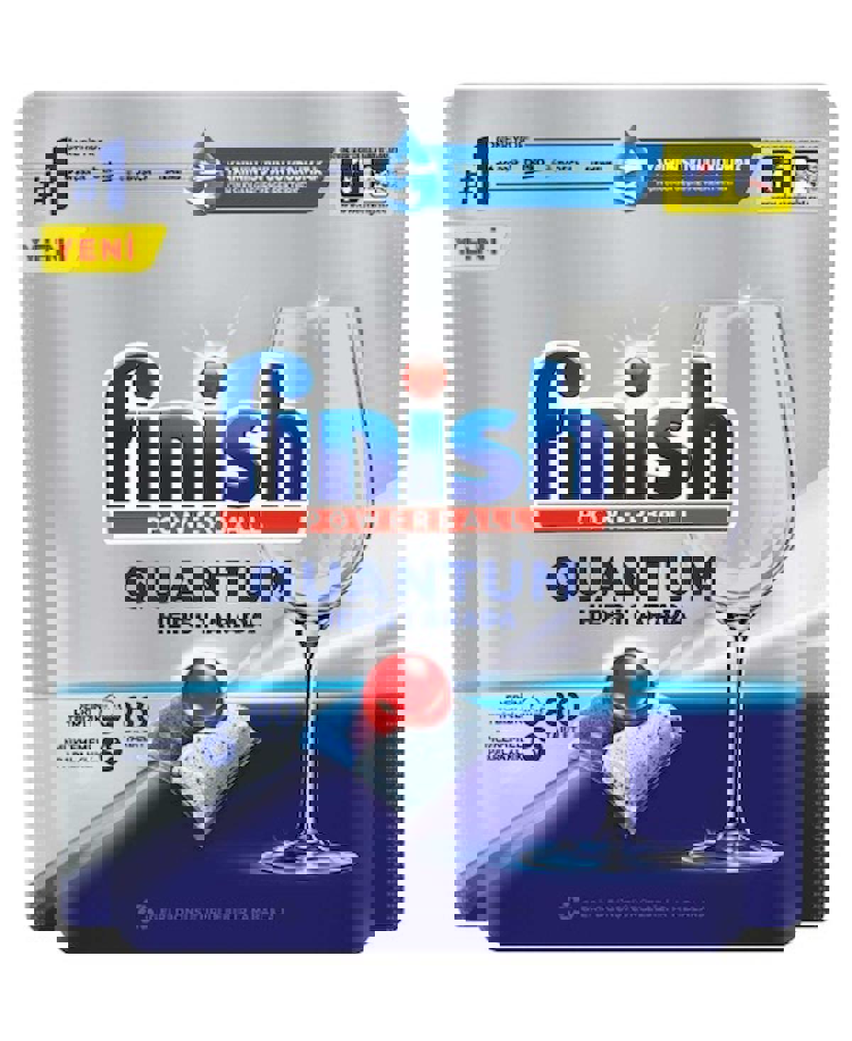 Finish Quantum Tablet Bulaşık Makinesi Deterjanı 2x40 Adet