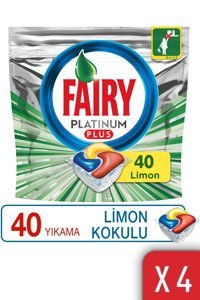 Fairy Platinum Plus Limon Kapsül Bulaşık Makinesi Deterjanı 160 Adet