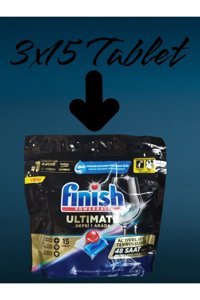 Finish Powerball Hepsi Bir Arada Tablet Bulaşık Makinesi Deterjanı 3x150 Adet