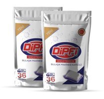 Dipfi Ekonomik Hepsi Bir Arada Tablet Bulaşık Makinesi Deterjanı 2x36 Adet