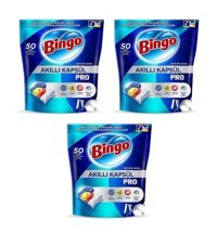 Bingo Akıllı Kapsül Pro Max Tablet Bulaşık Makinesi Deterjanı 3x50 Adet