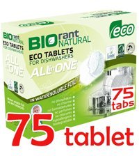 Biorant All In One Tablet Bulaşık Makinesi Deterjanı 75 Adet