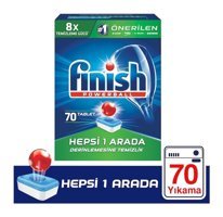 Finish Hepsi Bir Arada Tablet Bulaşık Makinesi Deterjanı 70 Adet