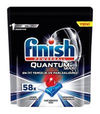 Finish Powerball Quantum Max Kapsül Bulaşık Makinesi Deterjanı 58 Adet