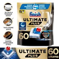 Finish Powerball Ultimate Plus Hepsi Bir Arada Tablet Bulaşık Makinesi Deterjanı 60 Adet
