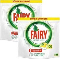Fairy Hepsi Bir Arada Kapsül Bulaşık Makinesi Deterjanı 2x100 Adet
