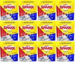 Asperox Sparx Diamond Karbonat-Limon-Sirke Kapsül Bulaşık Makinesi Deterjanı 12x30 Adet