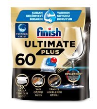 Finish Powerball Ultimate Plus Hepsi Bir Arada Tablet Bulaşık Makinesi Deterjanı 2x60 Adet