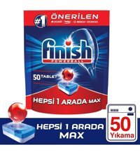 Finish Hepsi Bir Arada Tablet Bulaşık Makinesi Deterjanı 50 Adet