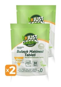 Just Green Organic Tablet Bulaşık Makinesi Deterjanı 2x30 Adet
