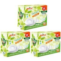 Max Green Bitkisel Tablet Bulaşık Makinesi Deterjanı 3x30 Adet