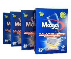 Meganet Tablet Bulaşık Makinesi Deterjanı 80 Adet