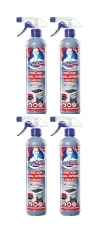 Highgenic Fırın Ocak Köpük Mutfak Ve Banyo Temizleyici 4x500 ml