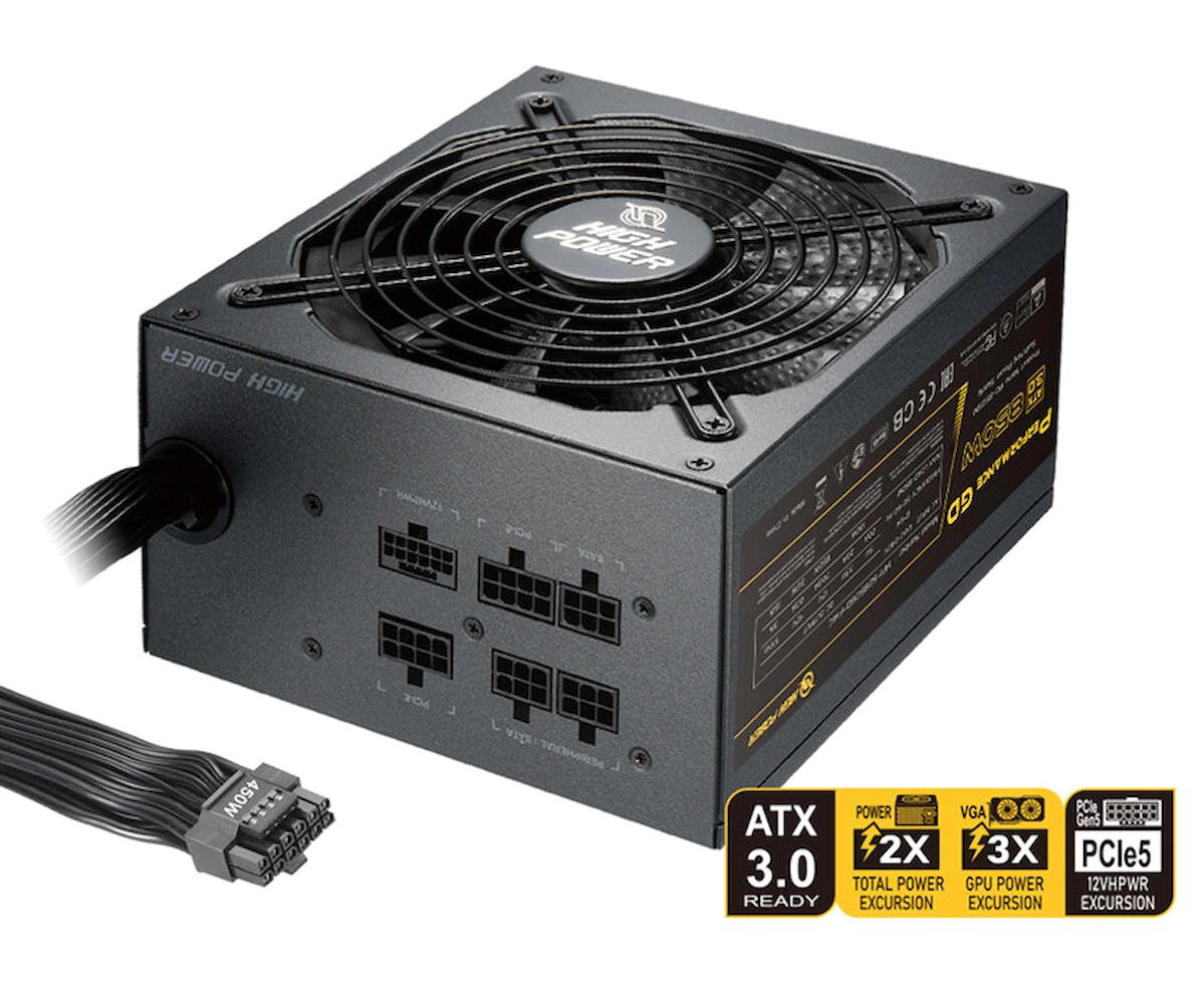 High Power 12VHPWR 850 W 80+ Gold Power Supply