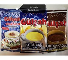 Gülşah Sütlü Muz-Kakao-Salep Aromalı İçecek Tozları 3x250 gr