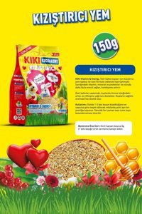 Kiki Excellent Kabuklu Karışık Vitaminli Kuş Yemi 150 gr