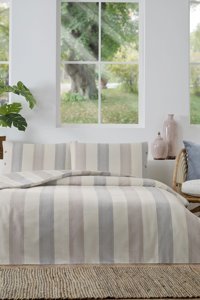 Özdilek Moderna Pamuklu 4 Mevsim 200x220 cm Çarşaflı Çift Kişilik Nevresim Takımı Lacivert