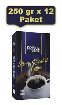 Prince Caffe Sade Aromalı Etiyopya Arabica Öğütülmüş Filtre Kahve 12x250 gr