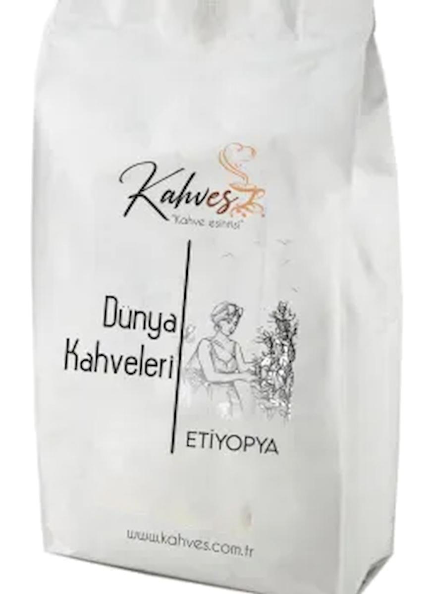 Kahves Sade Aromalı Etiyopya Arabica Çekirdek Filtre Kahve 500 gr
