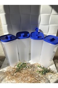 Tupperware Kapaklı Plastik Sürahi 4x2 lt