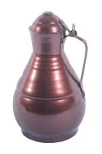 Alkor 10 Kapaklı Bakır Sürahi 2 lt