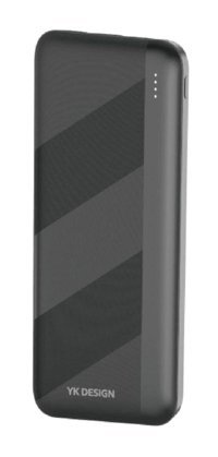 Buffer 10000 mAh Hızlı Şarj Type C Çoklu Bağlantı Powerbank Siyah